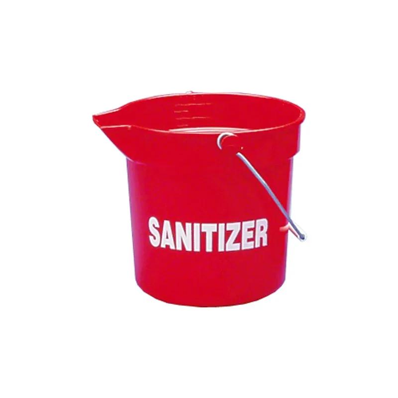 Impact® PuraPail Utility Bucket & Pail 6 QT Red Color Coded Sanitizer 1/Each