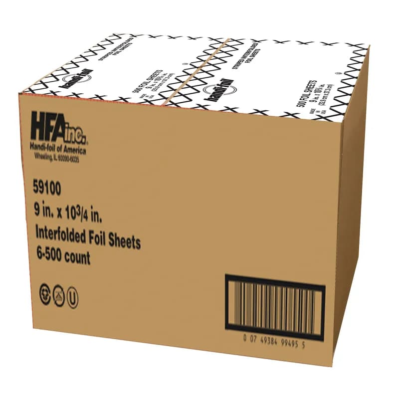 Foil Sheets 9X10.75 IN Red Interfold 3000/Case