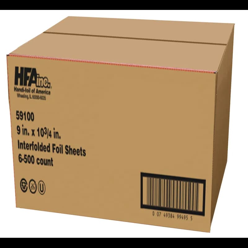 Foil Sheets 9X10.75 IN Red Interfold 3000/Case