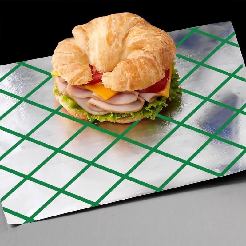 Foil Sheets 9X10.75 IN Aluminum Green Interfold 3000/Case