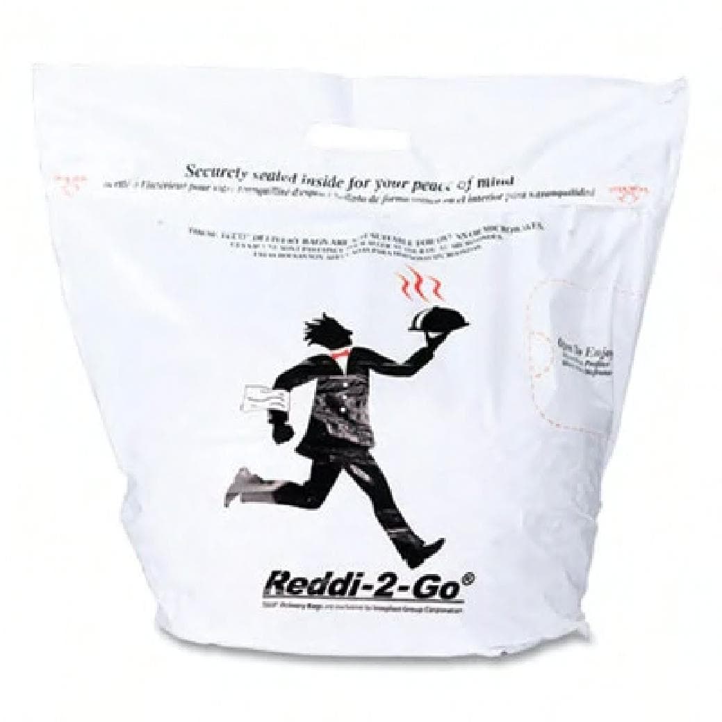 Take-Out Bag 20X11X17 IN Plastic 1.2MIL Gusset Tamper-Evident 250/Case