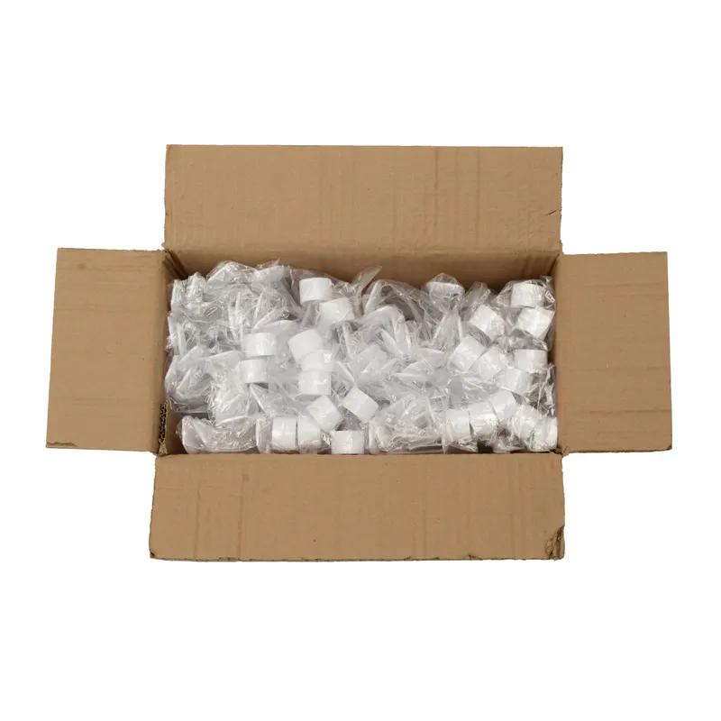 Tongs 9 IN PS White Individually Wrapped 48/Case