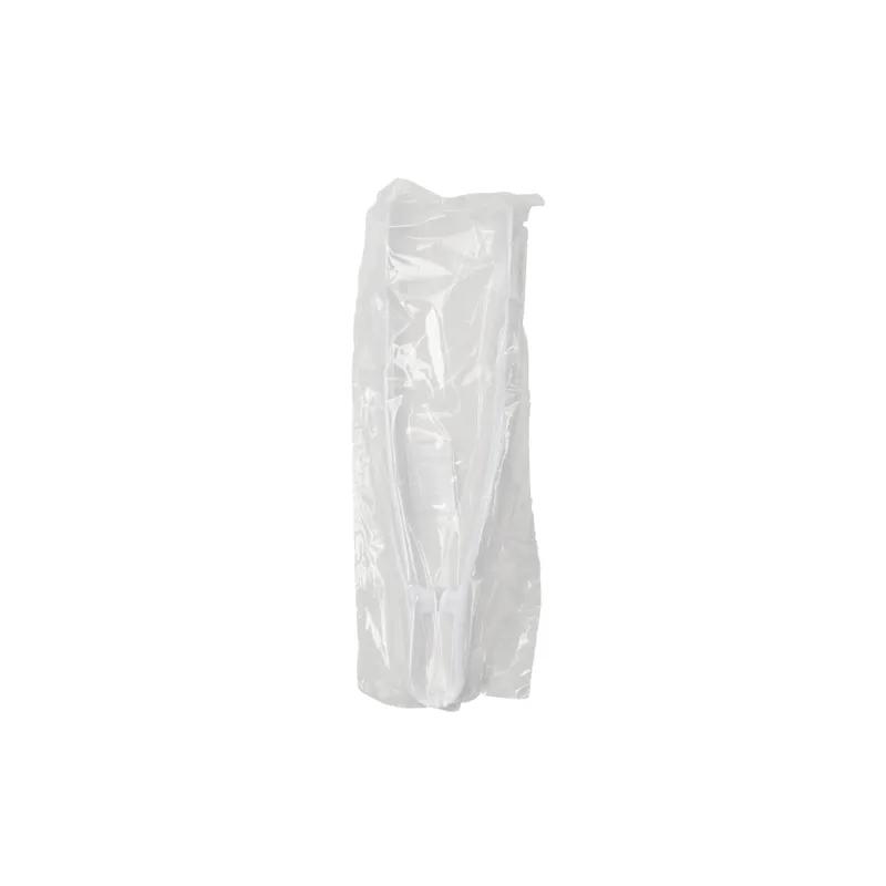 Tongs 9 IN PS White Individually Wrapped 48/Case
