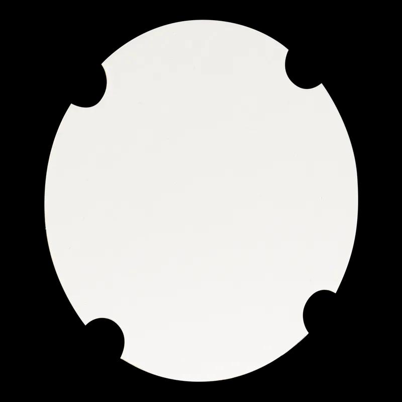 Lid SBS Paperboard White Round For 54-85 OZ Bucket & Tub 200/Case