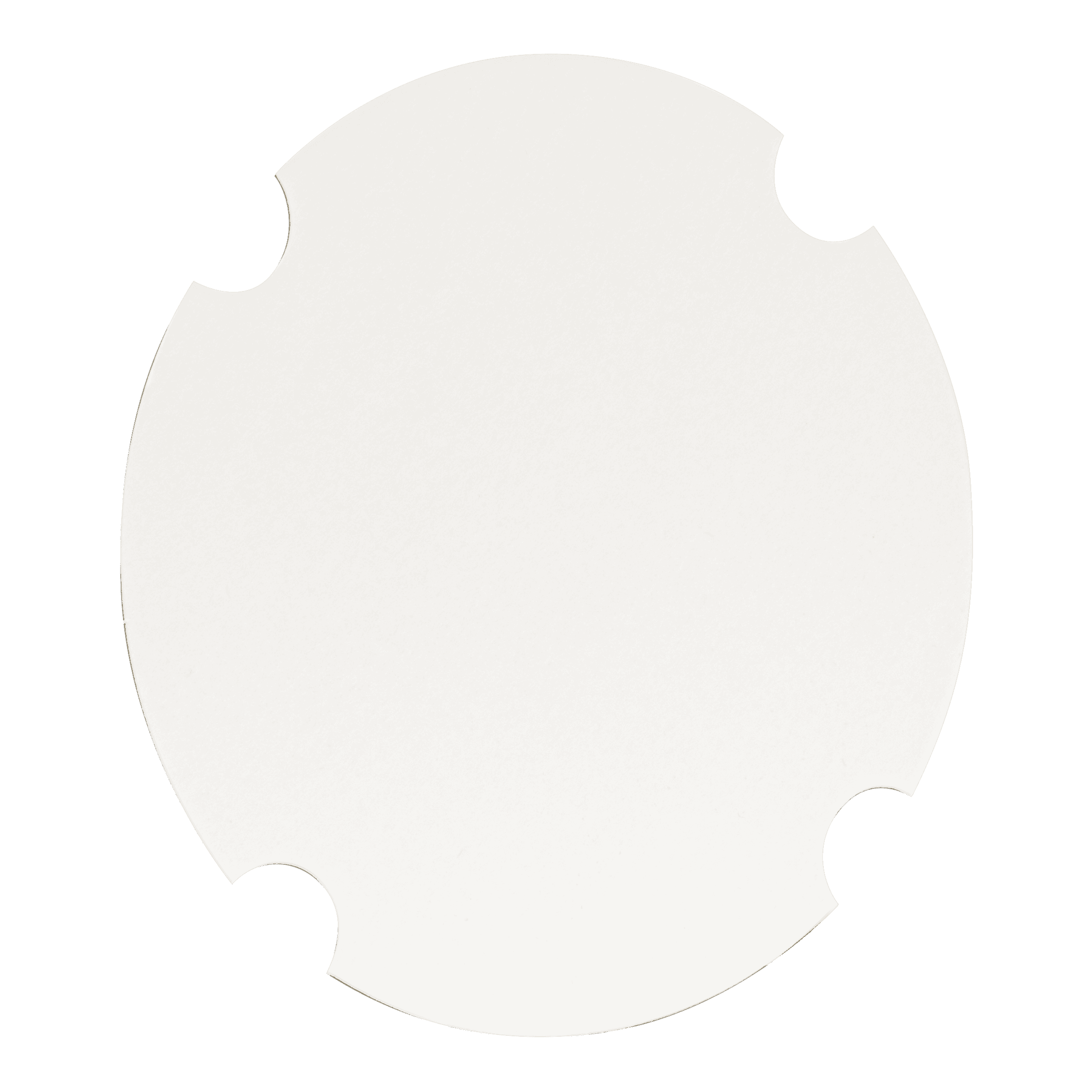 Lid Paper White For 54-85 OZ Bucket & Tub Venting Holes 200/Case