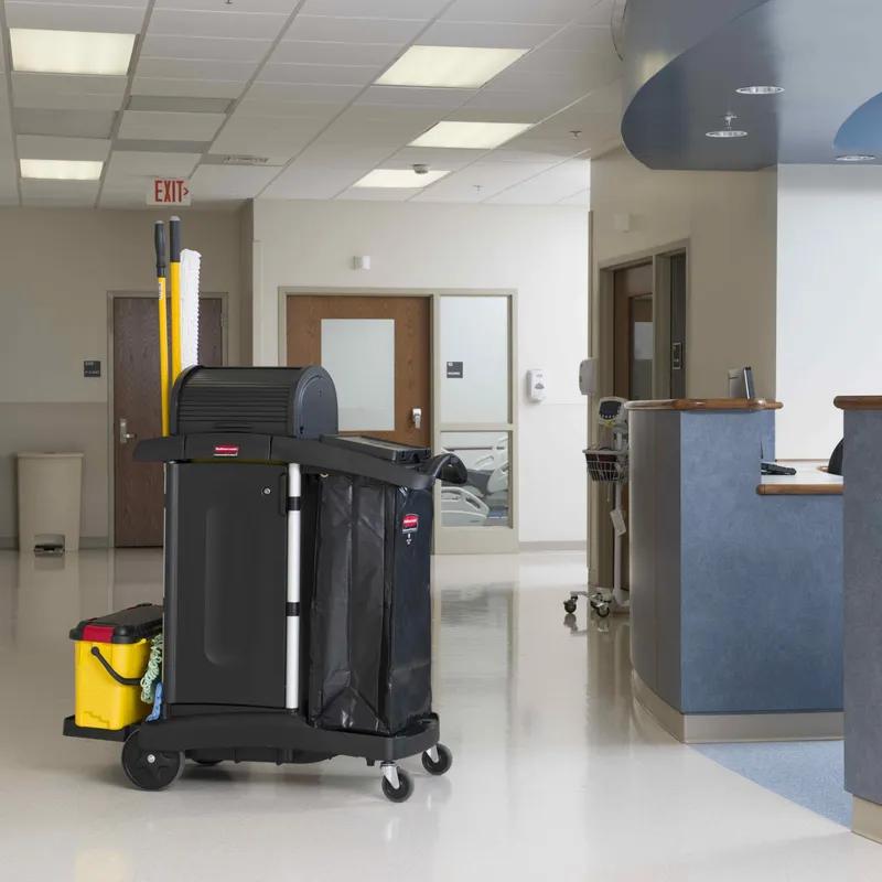 Replacement Bag 16.80X10.50X33 IN 34 GAL Black Vinyl High Capacity 4/Case