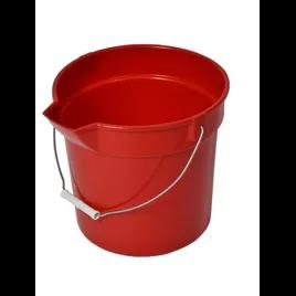 Continental Huskee Utility Bucket & Pail 14 QT PE Red Pour Spout 1/Each