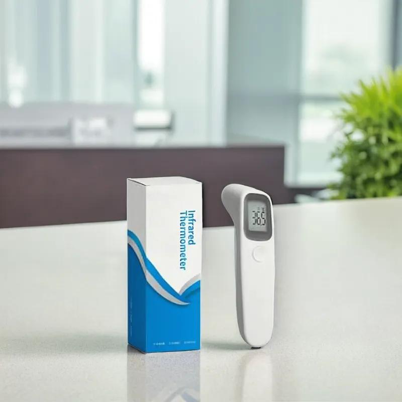 Thermometer White Plastic Infrared Forhead Noncontact 1/Each