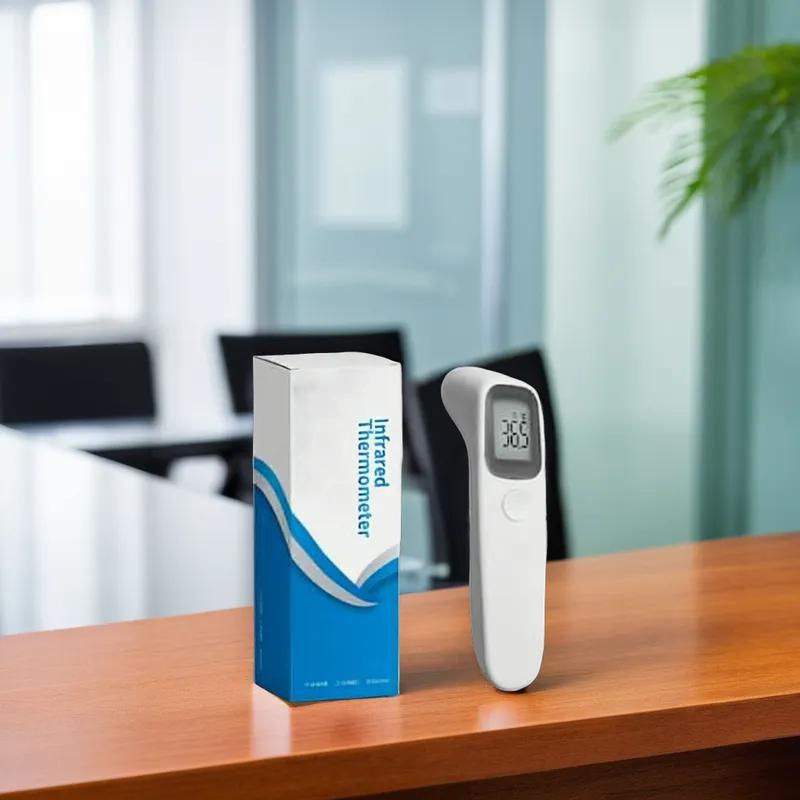 Thermometer White Plastic Infrared Forhead Noncontact 1/Each