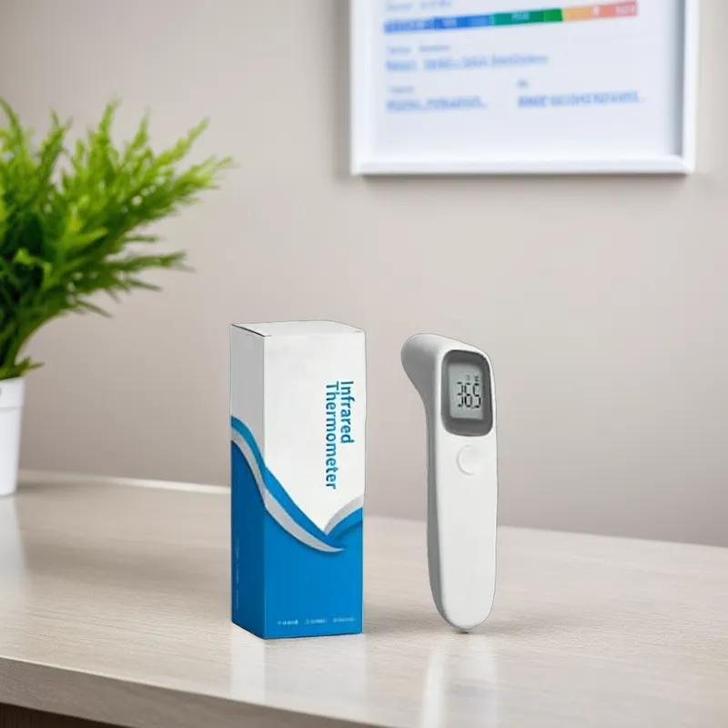 Thermometer White Plastic Infrared Forhead Noncontact 1/Each