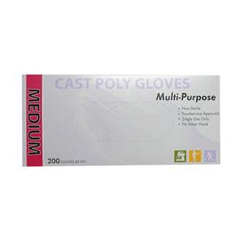 Gloves Medium (MED) Cast PE 2000/Case