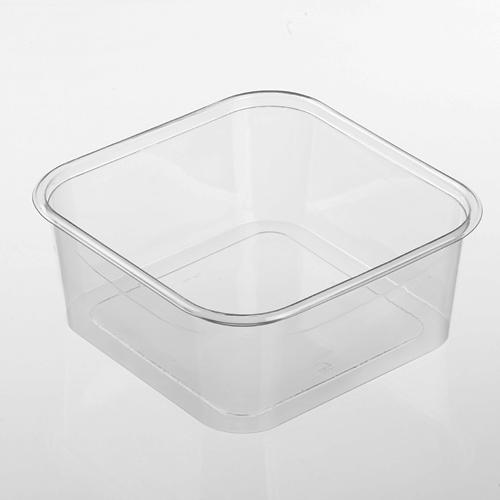 Polar Pak® Deli Container Base & Lid Combo 99 OZ PET Square 50/Case