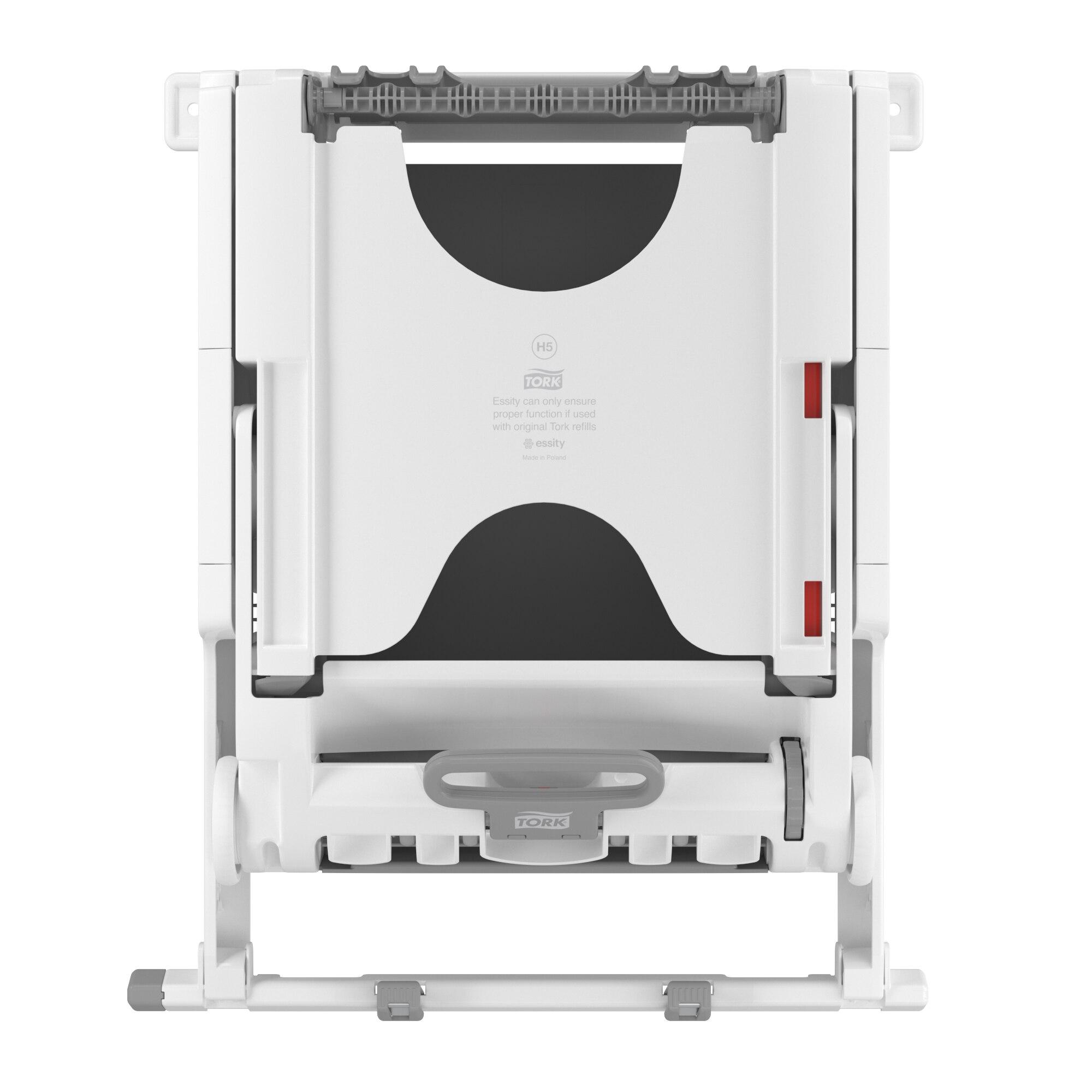 Tork PeakServe Paper Towel Dispenser 3.8X14.37X17.72 IN Plastic White Recessed 1/Each