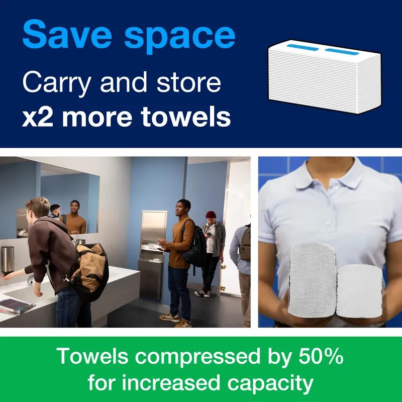 Tork PeakServe Paper Towel Dispenser 3.8X14.37X17.72 IN Plastic White Recessed 1/Each