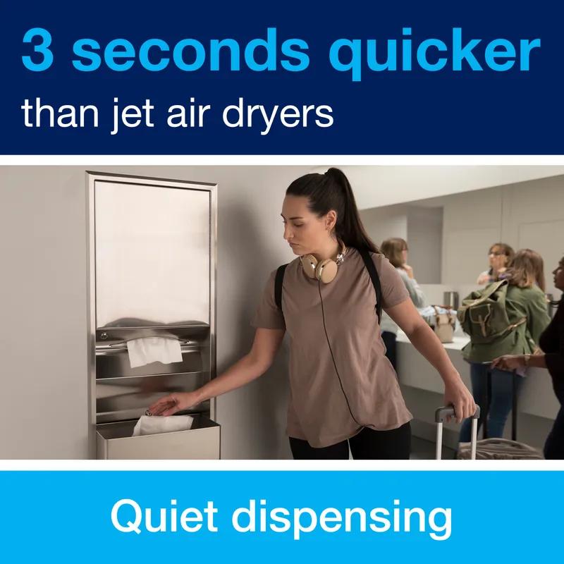 Tork PeakServe Paper Towel Dispenser 3.8X14.37X17.72 IN Plastic White Recessed 1/Each