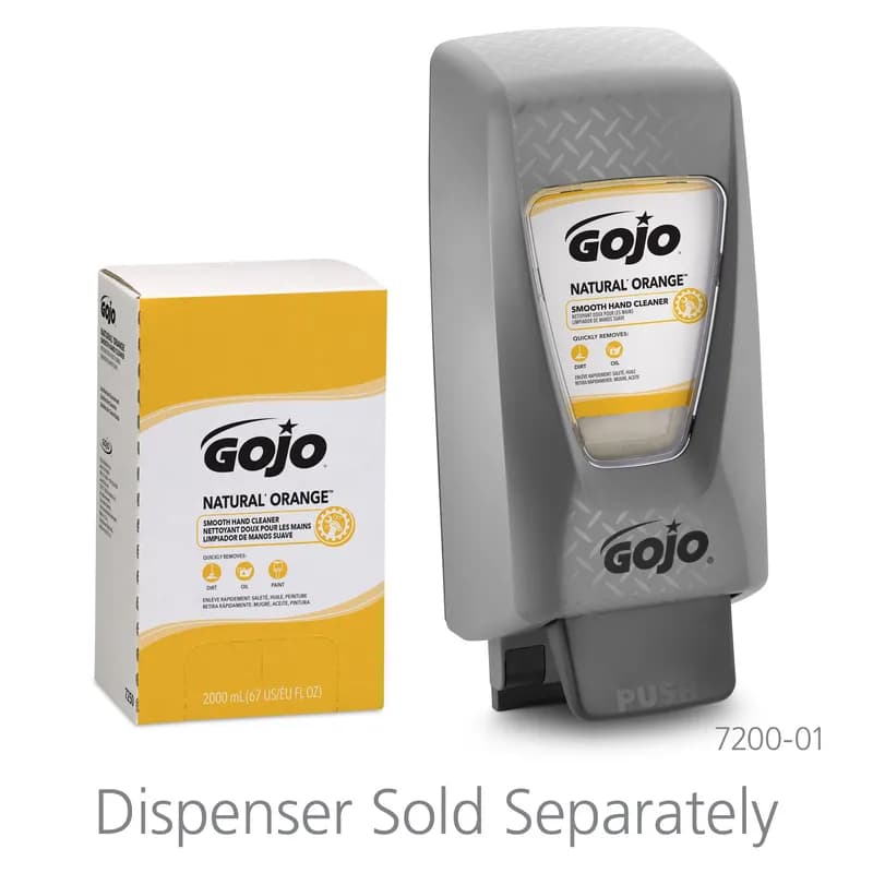 GOJO® Natural Orange Hand Soap Liquid 2000 mL 3.63X5.13X8.75 IN Citrus Scent White Smooth For PRO TDX 2000 4/Case
