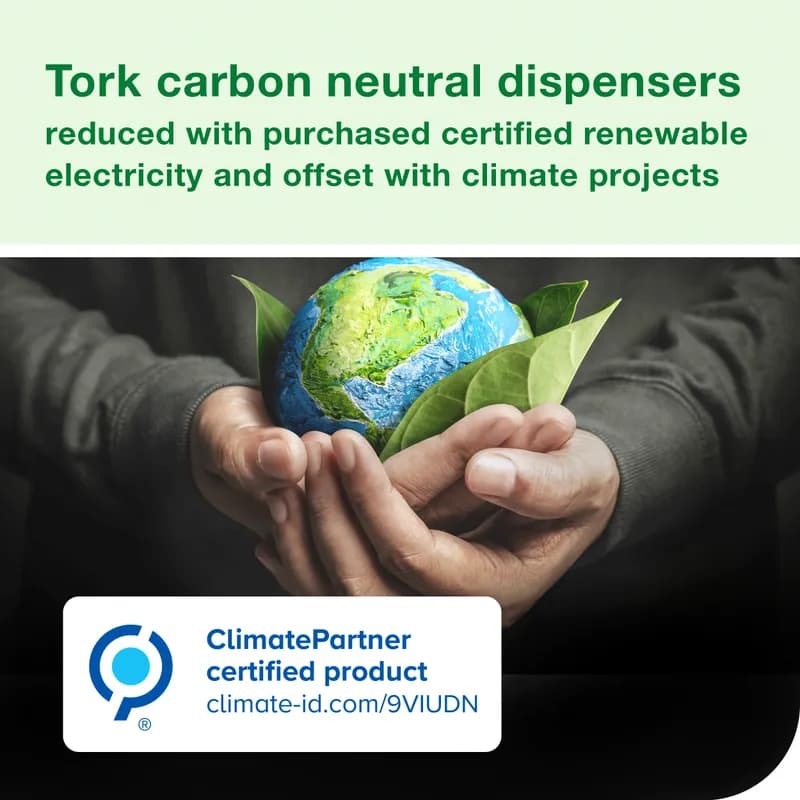 Tork PeakServe Mini Continuous™ Paper Towel Dispenser Mini 3.97X14.44X19.3 IN Plastic Black 1/Each