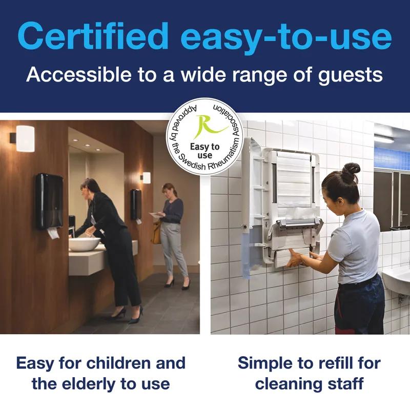 Tork PeakServe Mini Continuous™ Paper Towel Dispenser Mini 3.97X14.44X19.3 IN Plastic Black 1/Each