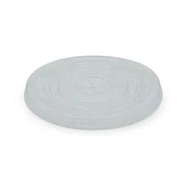 Victoria Bay Lid Flat 98MM Plastic For 12 OZ Squat-24 OZ Plastic Cold Cups Straw Slot 50 Count/Pack 20 Packs/Case