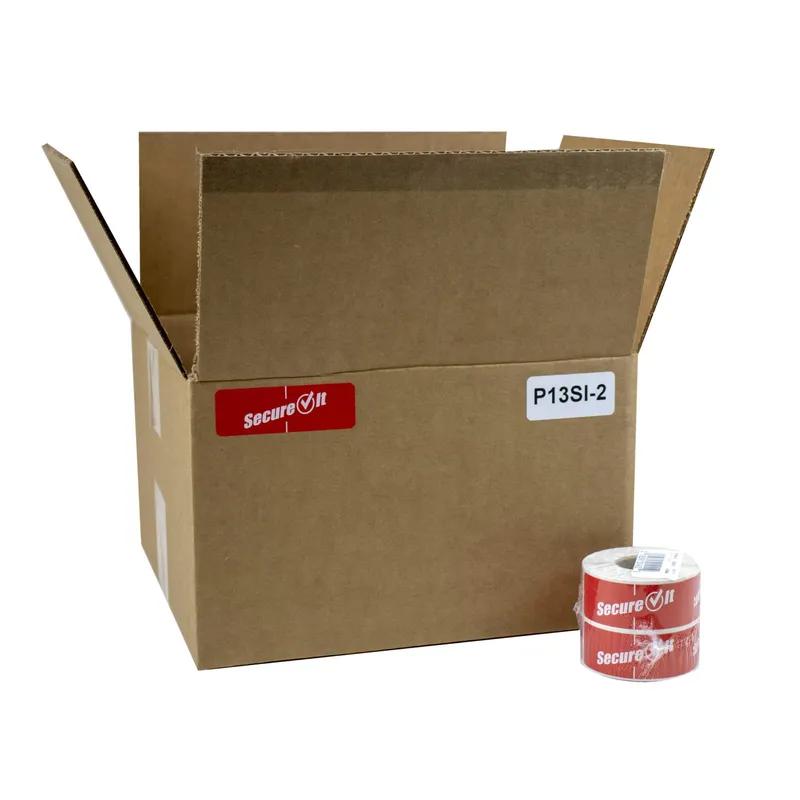 SecureIt Label 1X3 IN Red Rectangle Tamper Evident 500/Pack