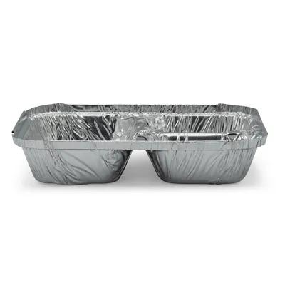 Victoria Bay Take-Out Container Base 8.58X6.5X1.7 IN 3 Compartment Aluminum Silver Oblong 500/Case