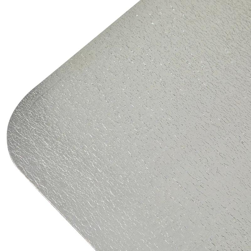 Victoria Bay Lid Flat Paperboard Silver Oblong For Container Unhinged 500/Case