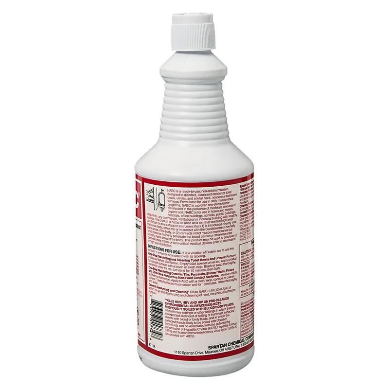 NABC® Floral Restroom Cleaner Disinfectant 1 QT Multi Surface Daily Neutral RTU Non-Acid 12/Case