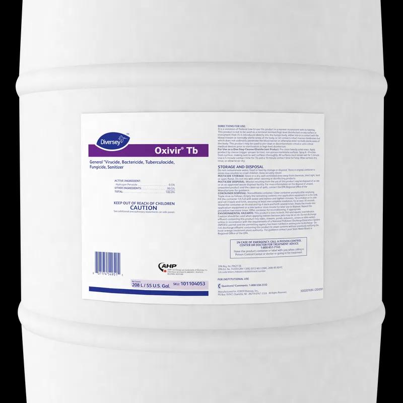 Oxivir® Tb One-Step Disinfectant 55 GAL Multi Surface Liquid RTU Accelerated Hydrogen Peroxide (AHP®) 1/Drum