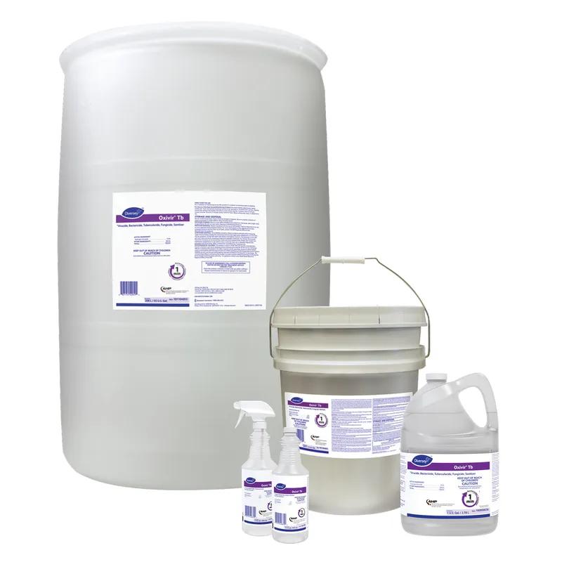 Oxivir® Tb One-Step Disinfectant 55 GAL Multi Surface Liquid RTU Accelerated Hydrogen Peroxide (AHP®) 1/Drum