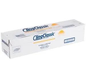 ClingClassic Cling Film Cutter & Roll 24IN X2000FT Plastic Clear 1/Roll