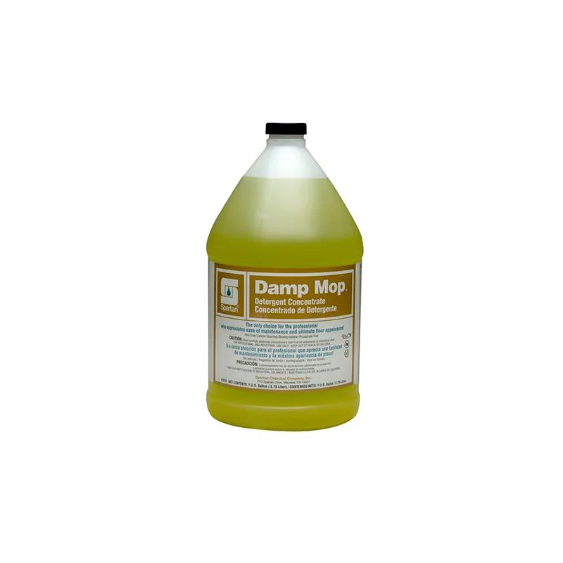 Lemon Damp Mop Floor Cleaner 1 GAL Daily Neutral Concentrate No Rinse 4/Case