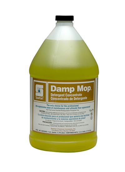 Lemon Damp Mop Floor Cleaner 1 GAL Daily Neutral Concentrate No Rinse 4/Case