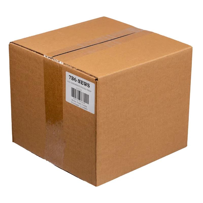 Sandwich Wrap 12X12 IN Dry Wax Paper White Newsprint 5000/Case