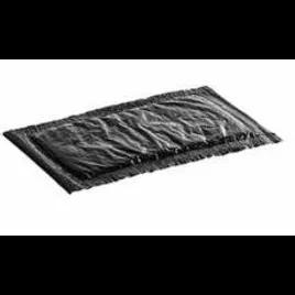 PZ40 Meat Pad 7X4 IN PE Black Rectangle Absorbent 2000/Case