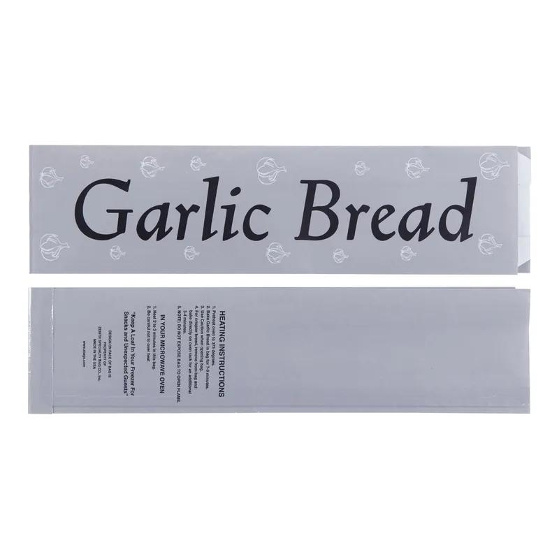Bagcraft® Garlic Bread Bag 5.25X3.5X20 IN Foil-Lined Paper Silver White 500/Case