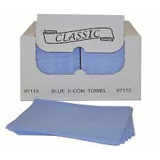 Food Service Cleaning Wipe 21.5X12.5 IN Heavy Duty Blue 150/Case