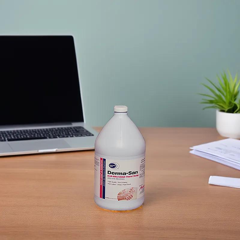 Solutions Plus® Hand Soap Liquid 1 GAL Pleasant Clean Gold Antimicrobial 4/Case