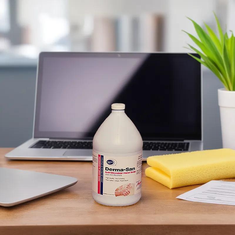 Solutions Plus® Hand Soap Liquid 1 GAL Pleasant Clean Gold Antimicrobial 4/Case