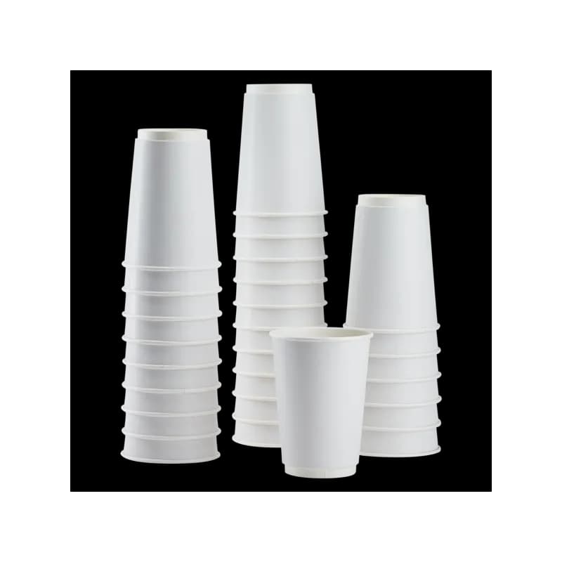 Karat® Hot Cup Insulated 16 OZ Double Wall Poly-Coated Paper White 500/Case