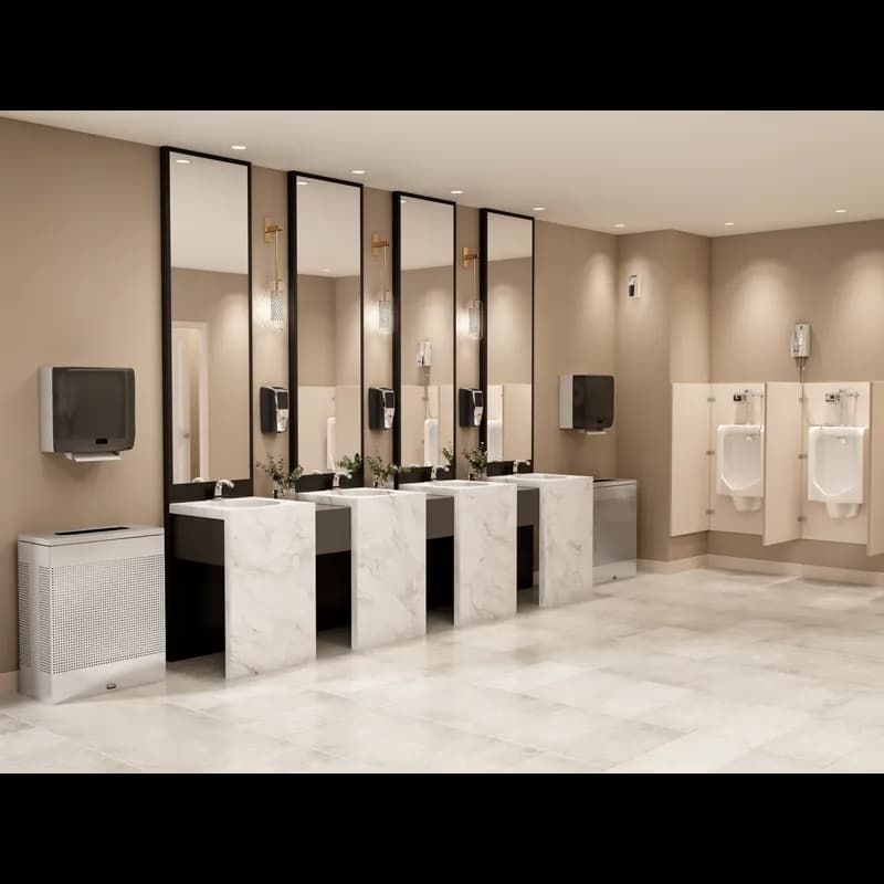 Auto Flush Chrome Plastic Side Mount 1/Case