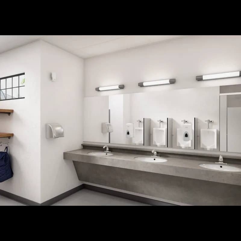 Auto Flush Chrome Plastic Side Mount 1/Case