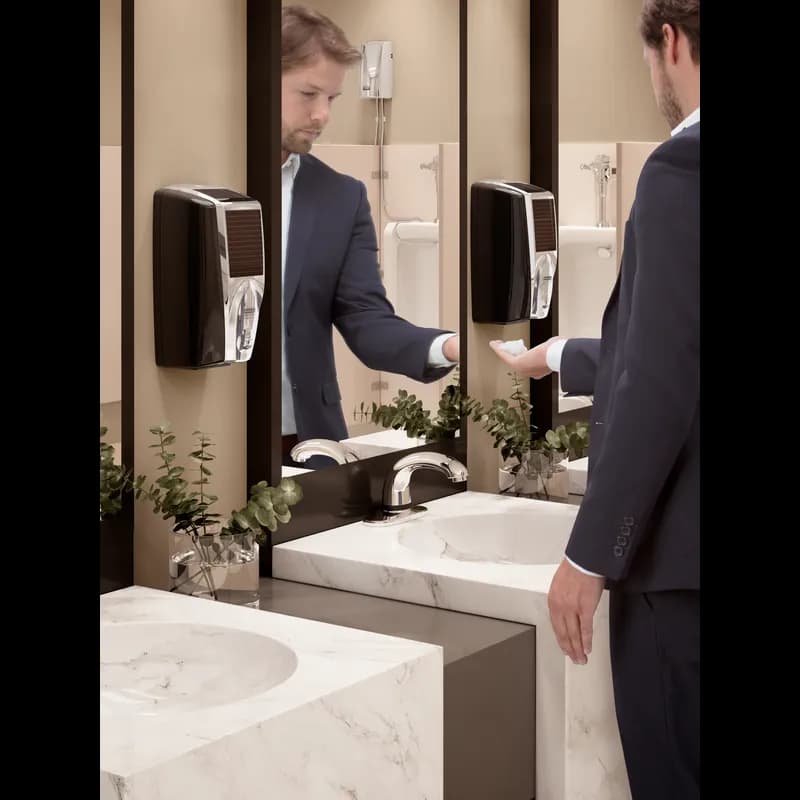 Auto Flush Chrome Plastic Side Mount 1/Case