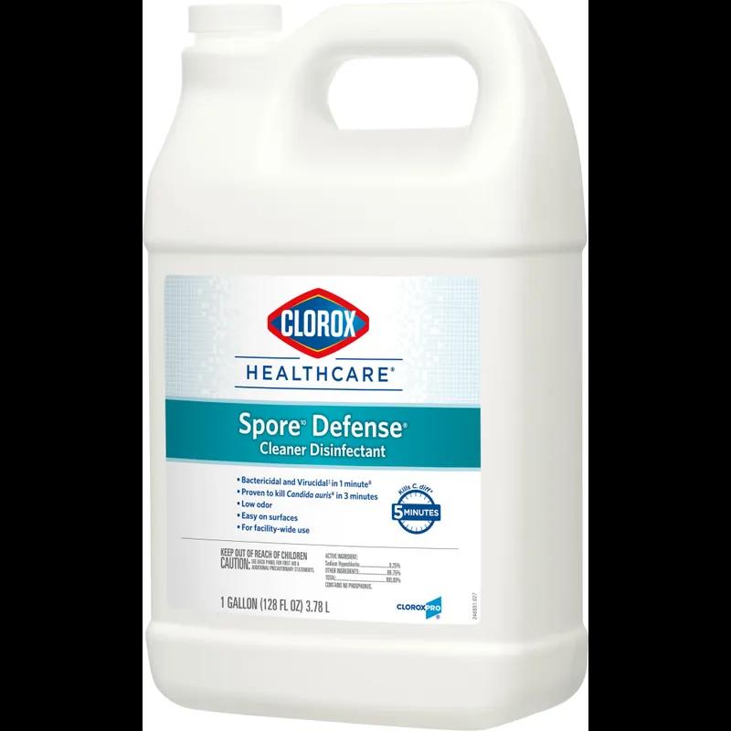Clorox Healthcare® Spore Defense Disinfectant 1 GAL Sporicidal Antibacterial Multi-Surface 4/Case