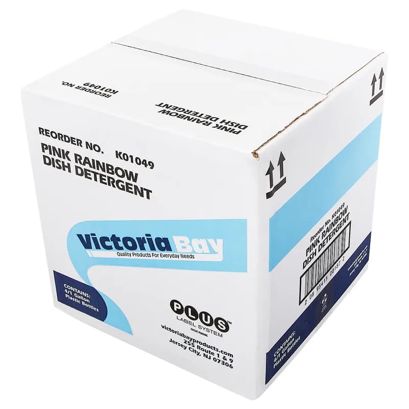 Victoria Bay Pink Rainbow Dish Detergent 1 GAL 4/Case