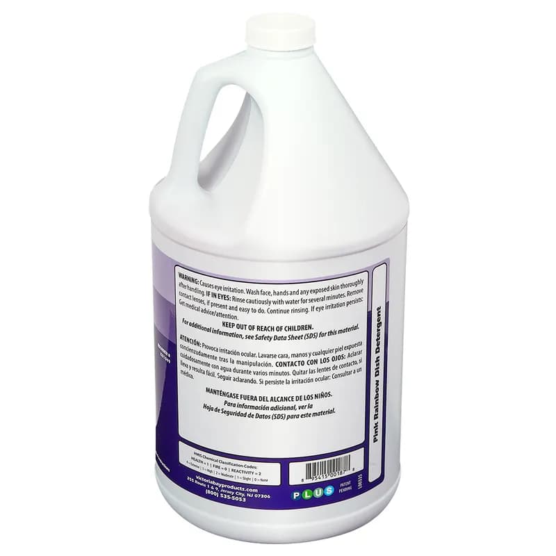 Victoria Bay Pink Rainbow Dish Detergent 1 GAL 4/Case