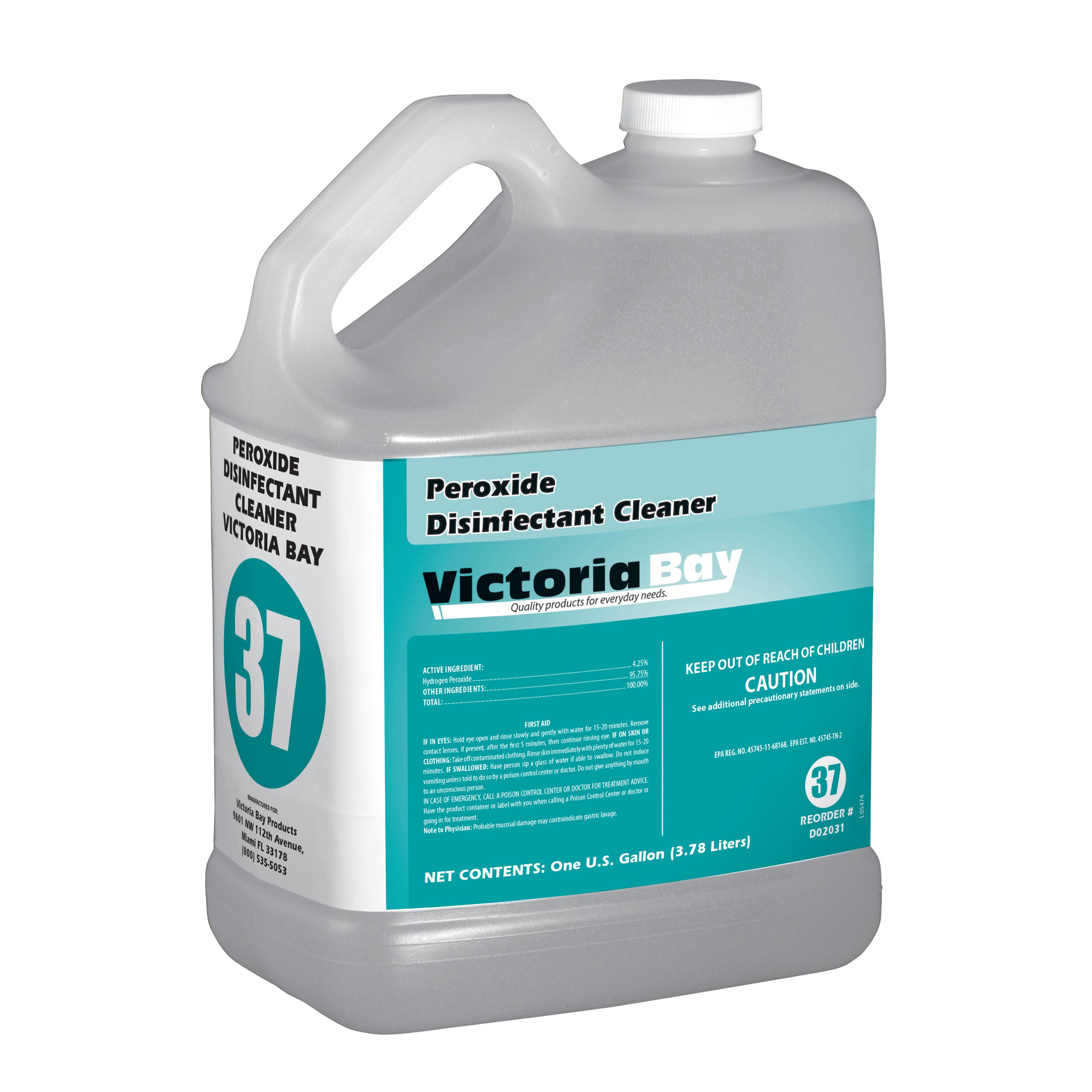 Victoria Bay Peroxide Disinfectant Cleaner CMS #37 1 GAL 2/Case