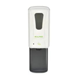 Hand Sanitizer & Soap Dispenser Liquid Gel 1200 mL White ABS Touchless Surface Mount With Drip Tray 1/Each