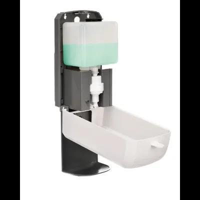 Hand Sanitizer & Soap Dispenser Liquid Gel 1200 mL White ABS Touchless Surface Mount With Drip Tray 1/Each