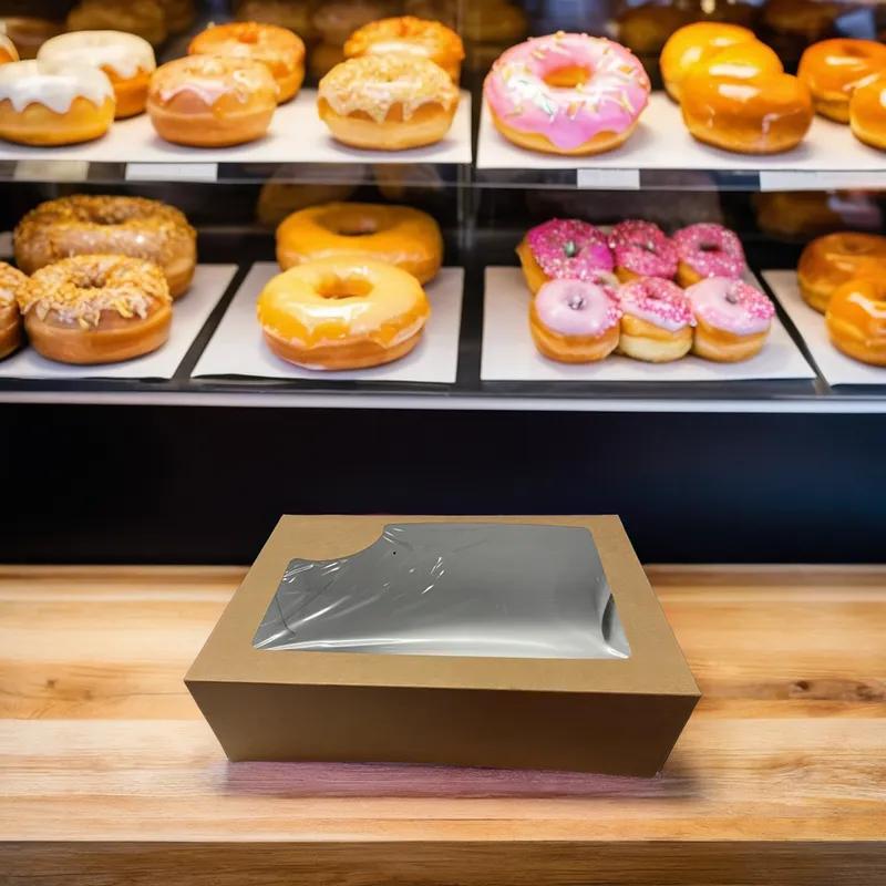 Donut Box 11.25X8X3.25 IN Glued With Window 140/Case