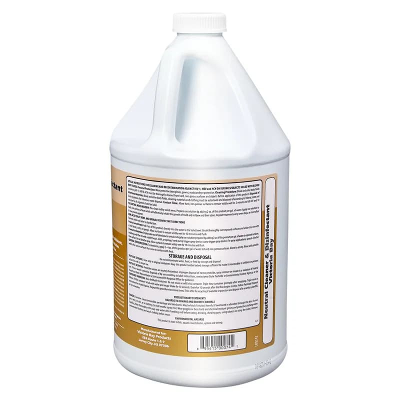 Victoria Bay Neutral Cleaner & Disinfectant 1 GAL 4/Case